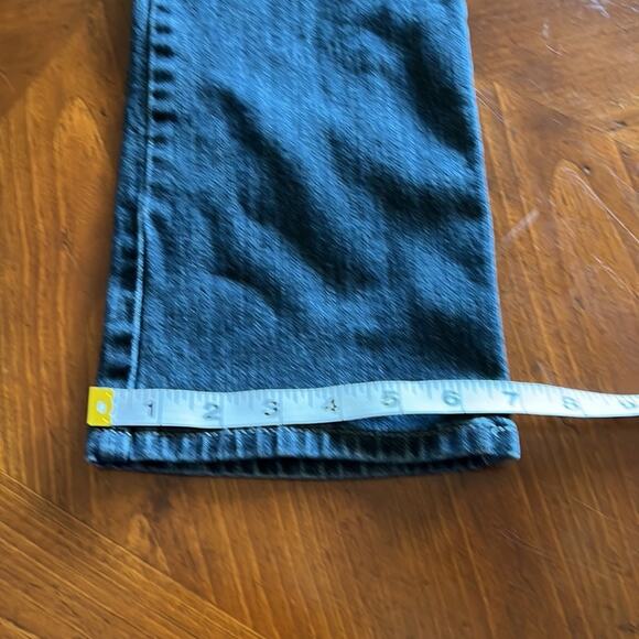 Elle Woman size 2 Blue Straight Leg Jeans Pre Loved Mid Rise - Picture 9 of 9